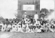 Dr. Ambedkar and his followers at 'Vijaystambha',  Bhima-Koregaon,  Tal. Haveli,  Pune (Maharashtra) to salute to the brave Mahar Regiment's soldiers who won the battle.